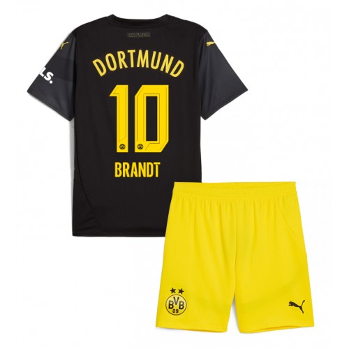 Dres Borussia Dortmund Julian Brandt #10 Gostujuci za djecu 2024-25 Kratak Rukav (+ kratke hlače)